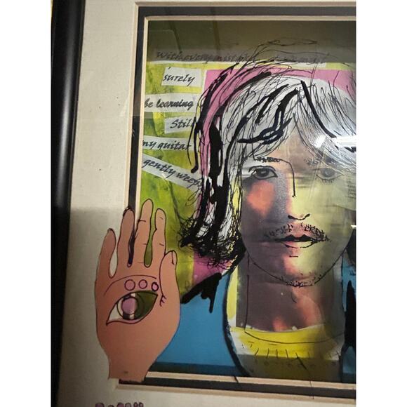 3D George Harrison Beatles shadowbox “Still my Guitar Gently Weeps” - Picture 2 of 6